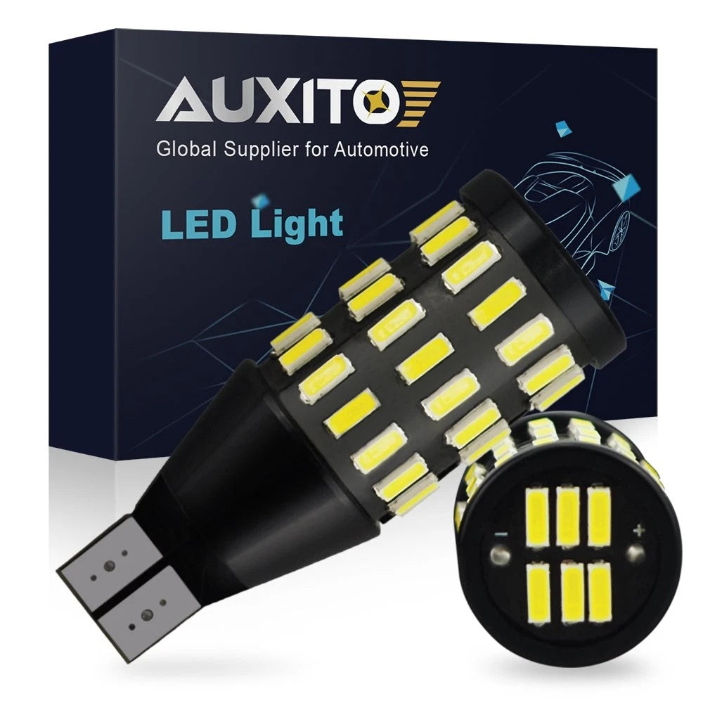 AUXITO LED Reverse Back Up Light Bulb 921 912 W16W T15 906 916 Super White 6000K AUXITO