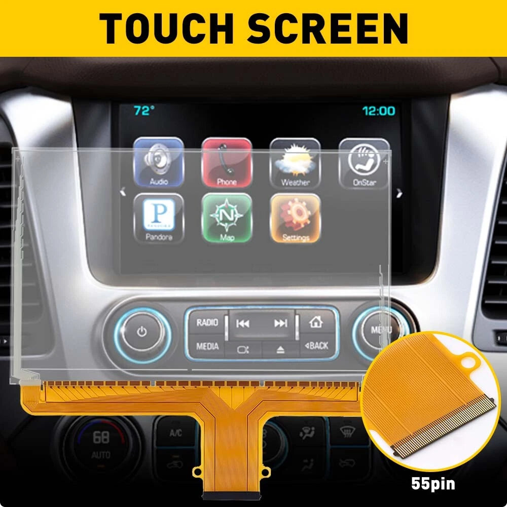 For 2015-2018 Chevy GMC REPLACEMENT Touch-screen GLASS Digitizer DJ080PA-01A EOA 6B93BC-57