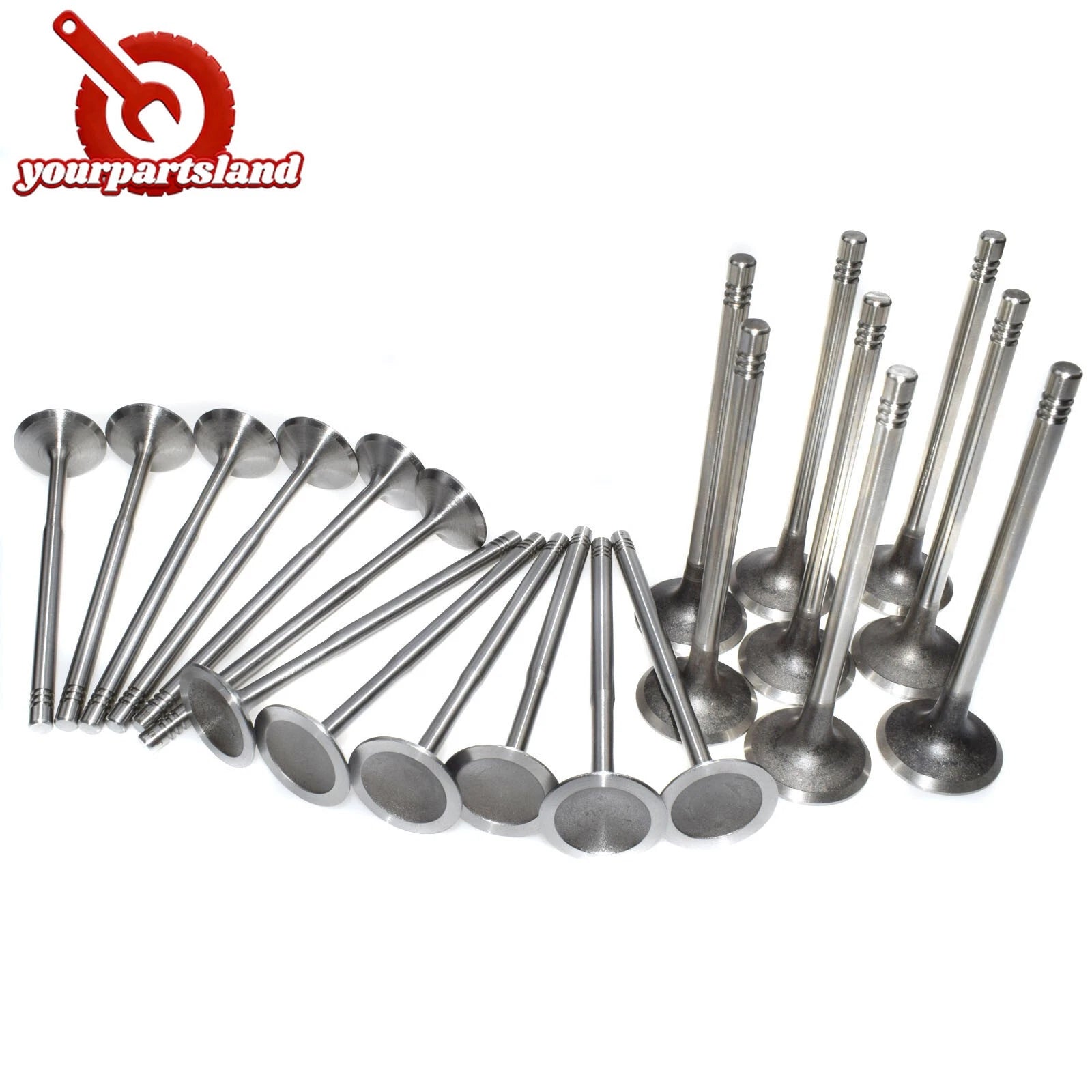 Set Intake Exhaust Valves 20pcs For VW Jetta AUDI A4 SEAT SKODA 1.8 Turbo DOHC 6B93BC-57