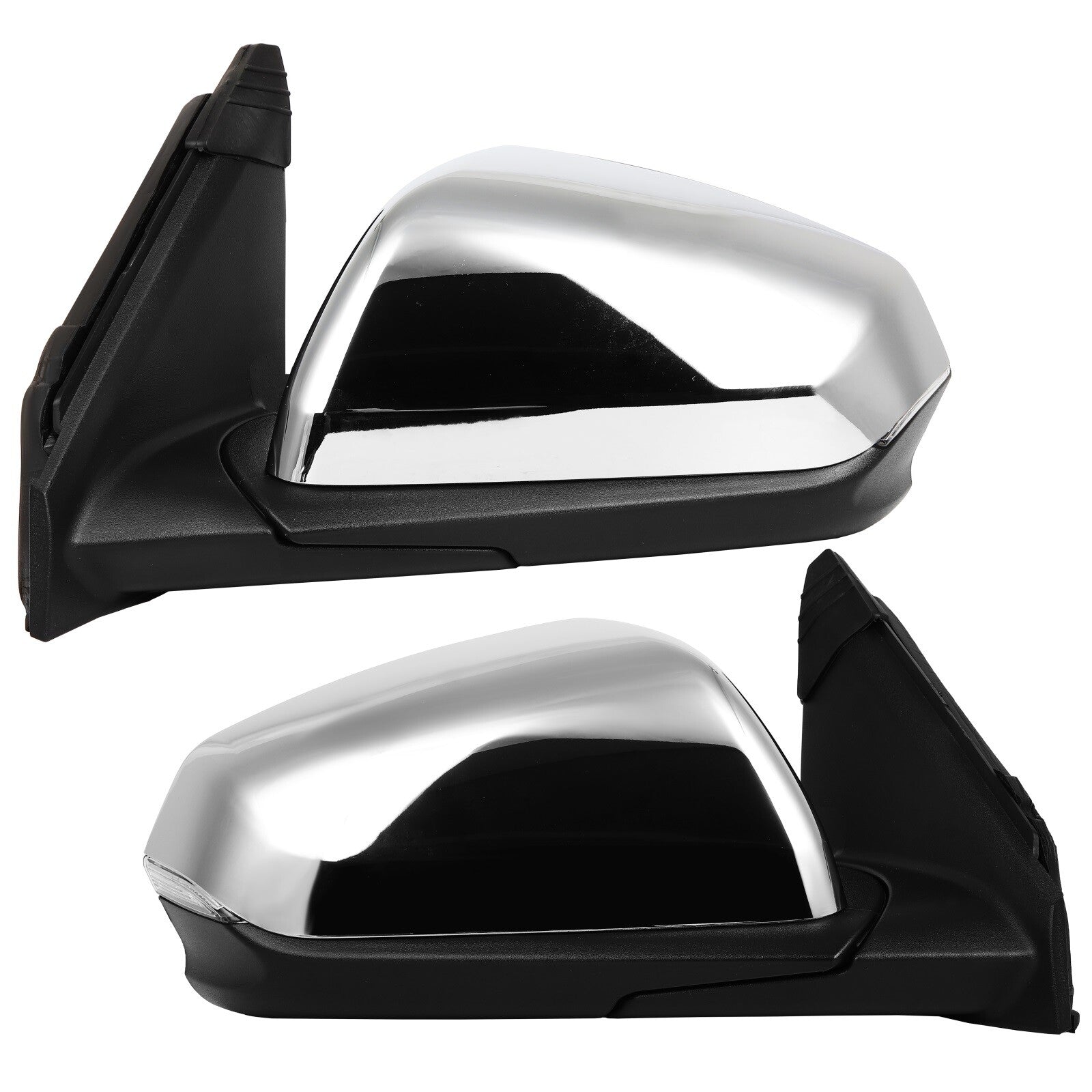 Chrome Mirror For 2018-2021 Chevrolet Equinox Blind Spot Driver & Passenger Side 6B93BC-57