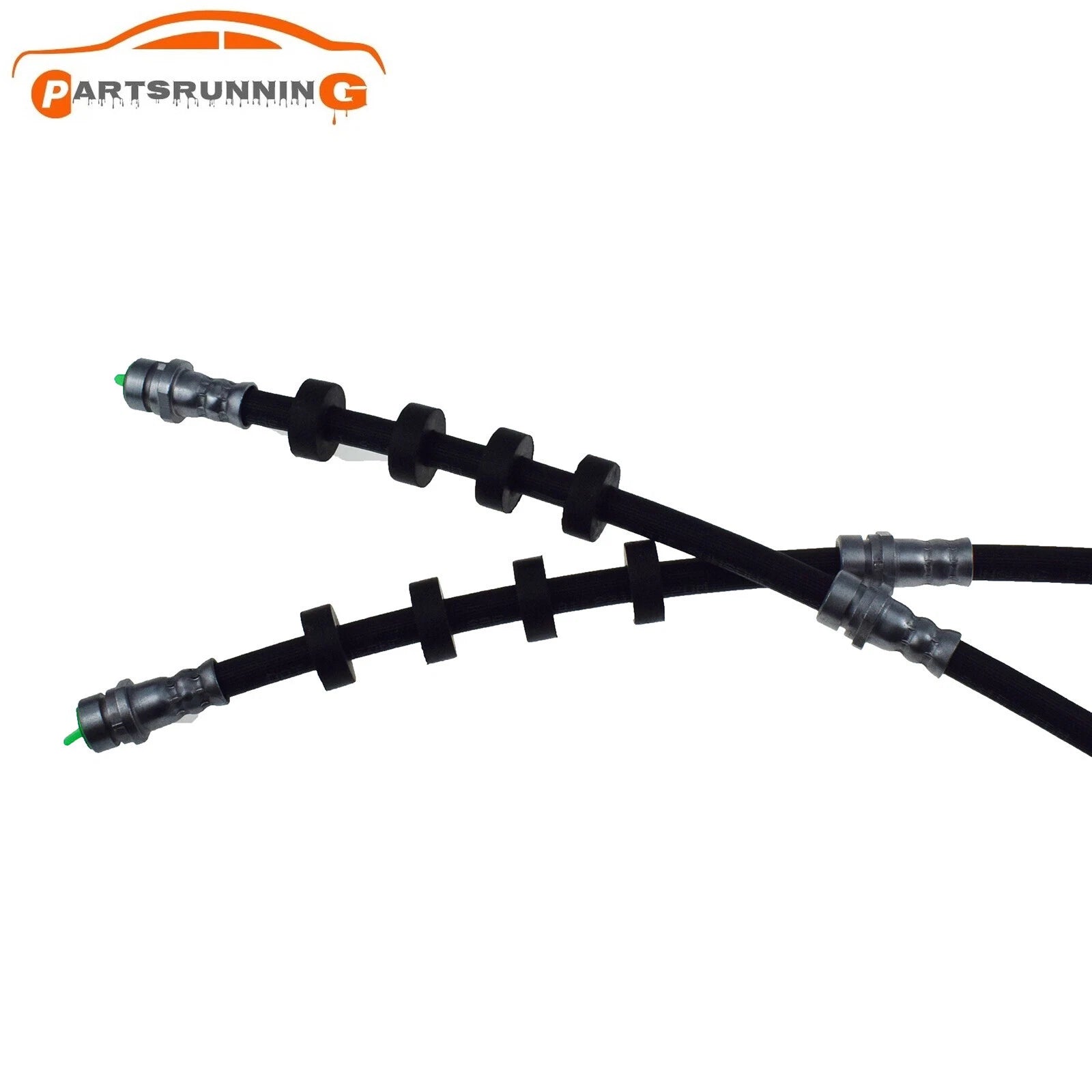 2X Front Brake Line Hose For 2008-2012 Ford Escape 08-11 Mazda Tribute Mercury 6B93BC-57