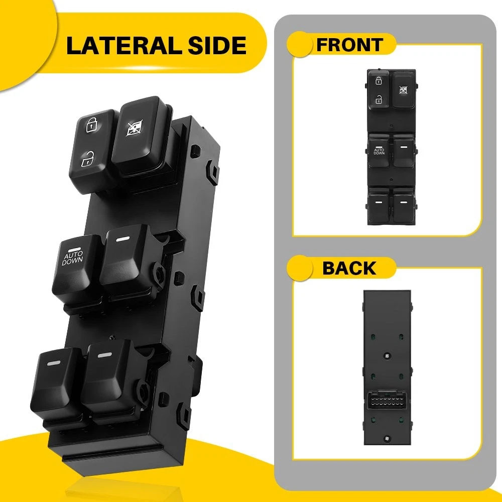Left Master Power Window Control Switch For 2011-16 Kia Sportage 935703W000WK EA 6B93BC-57