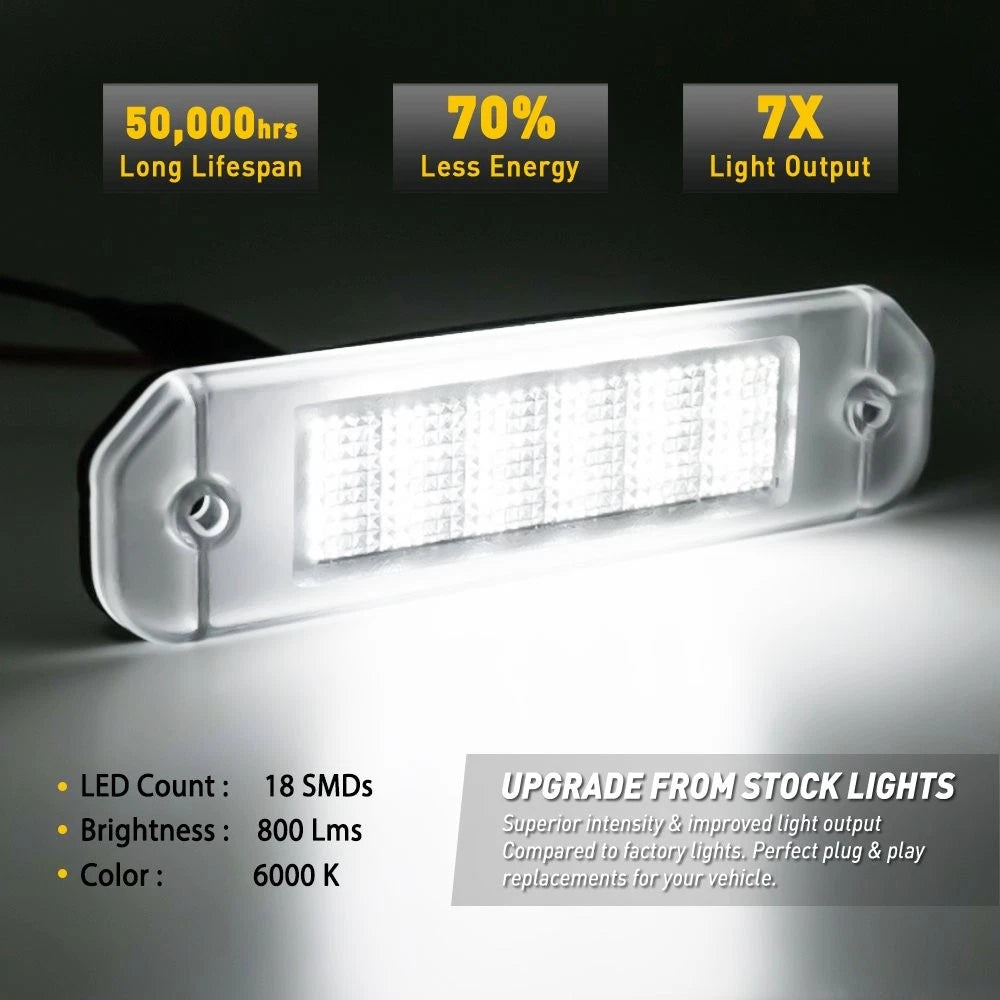 AUXITO LED License Plate Lamp for 92-00 Honda Civic 2 Door Coupe Tag Light USEOA AUXITO