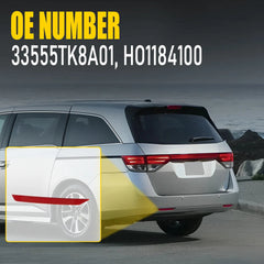 Red Left Driver Side Rear Bumper Reflector Light Case For 11-17 Honda Odyssey EA 6B93BC-57