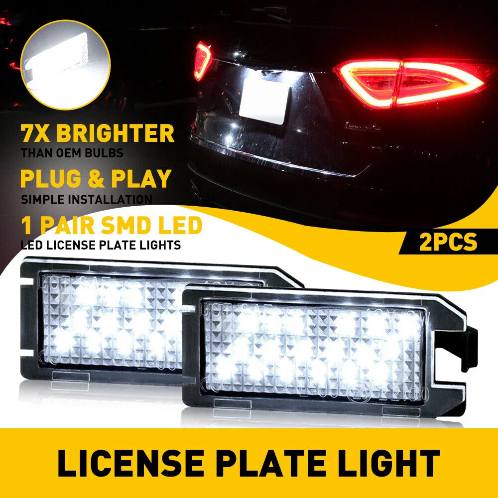For Jeep Grand Cherokee Compass Patriot Fiat 500 Dodge LED License Plate Light A 6B93BC-57
