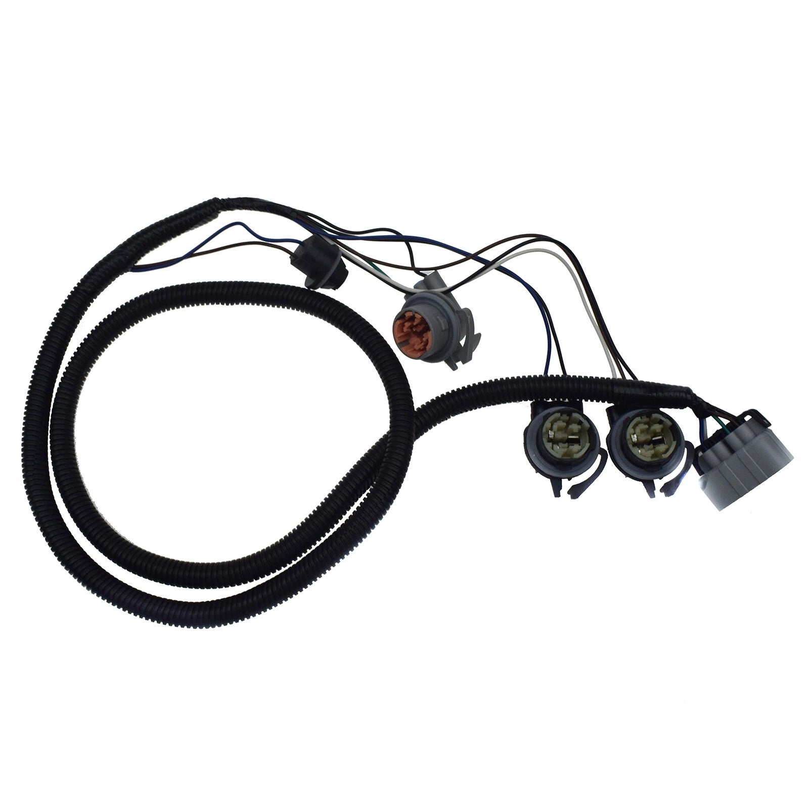Pair Left & Right Tail Light Lamp Wiring Harness For Chevy Silverado GMC Sierra 6B93BC-57