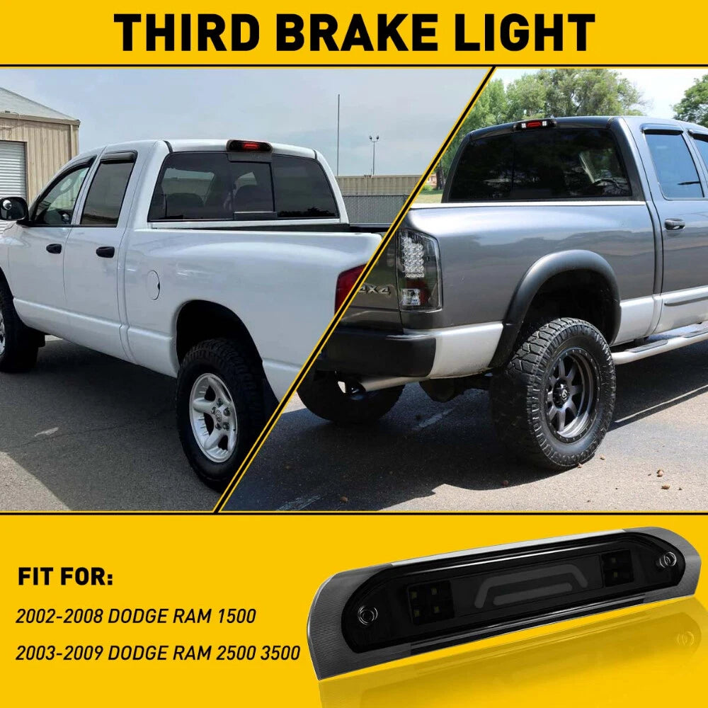 Smoked LED 3rd Third Brake Light Cargo Lamp FIT 2002-09 Dodge Ram 1500 2500 3500 6B93BC-57