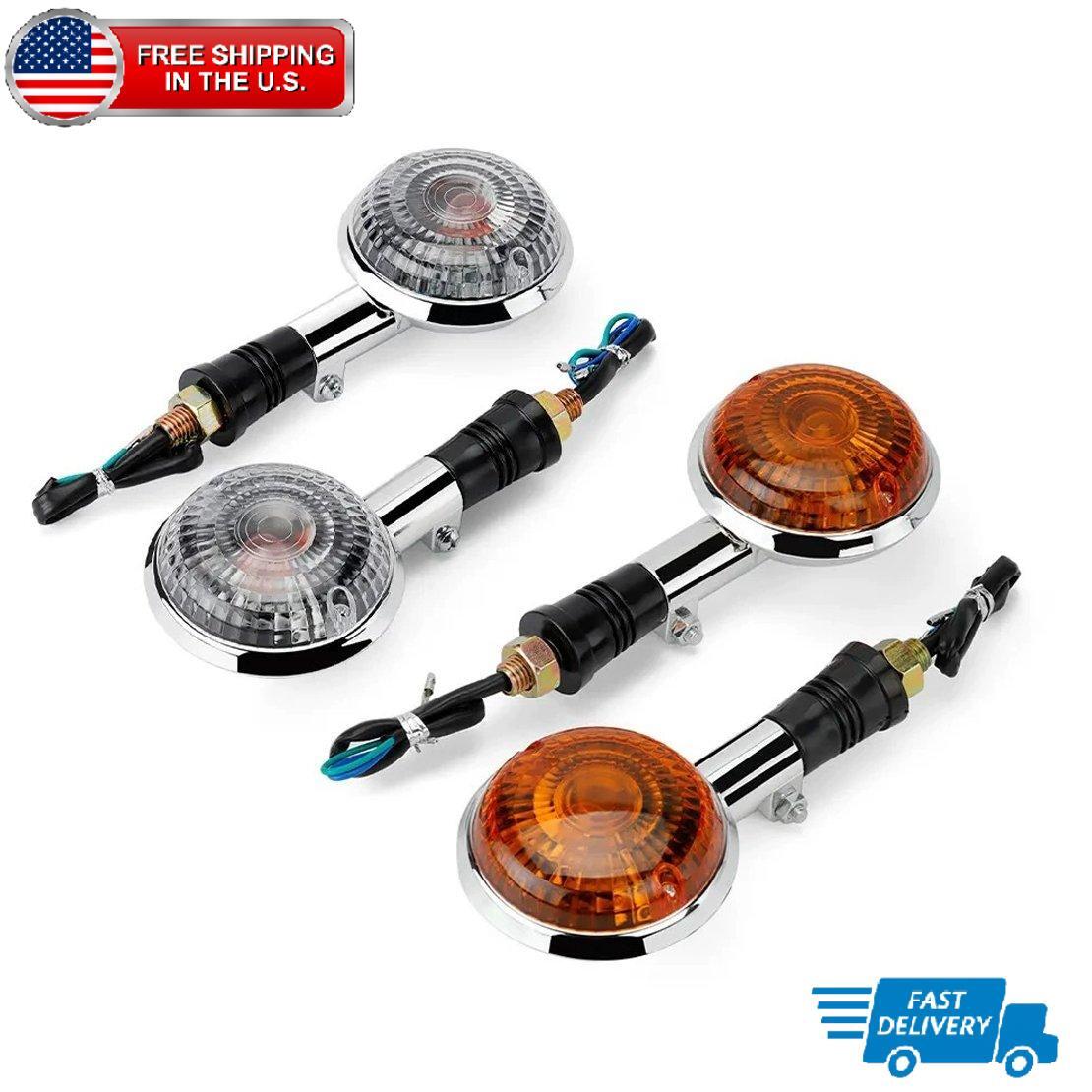 2 X Turn Signal Blinker Light For Yamaha V-Star XVS400 XVS650 XVS1100 V-MAX1200