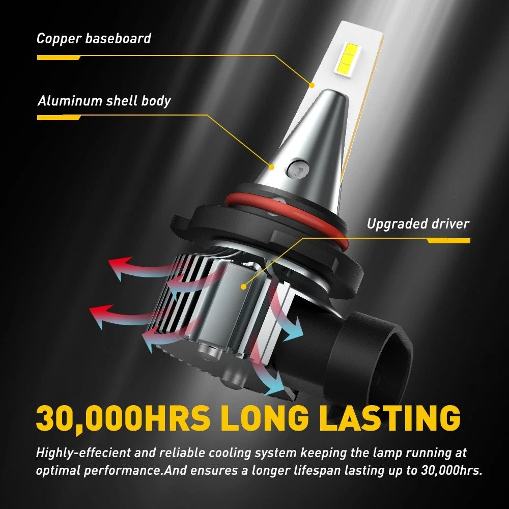 AUXITO LED Fog Driving Light Bulbs 9005 9006 880 881 H11 5202 9145 PSX24W H10 EA AUXITO