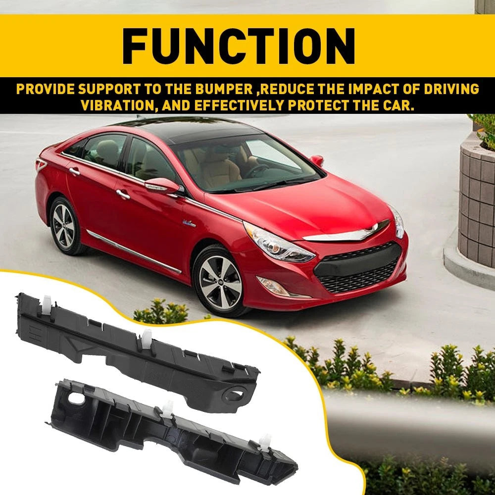 2X Bumper Bracket For 2011-2015 Hyundai Sonata Front Driver and Passenger Side 6B93BC-57