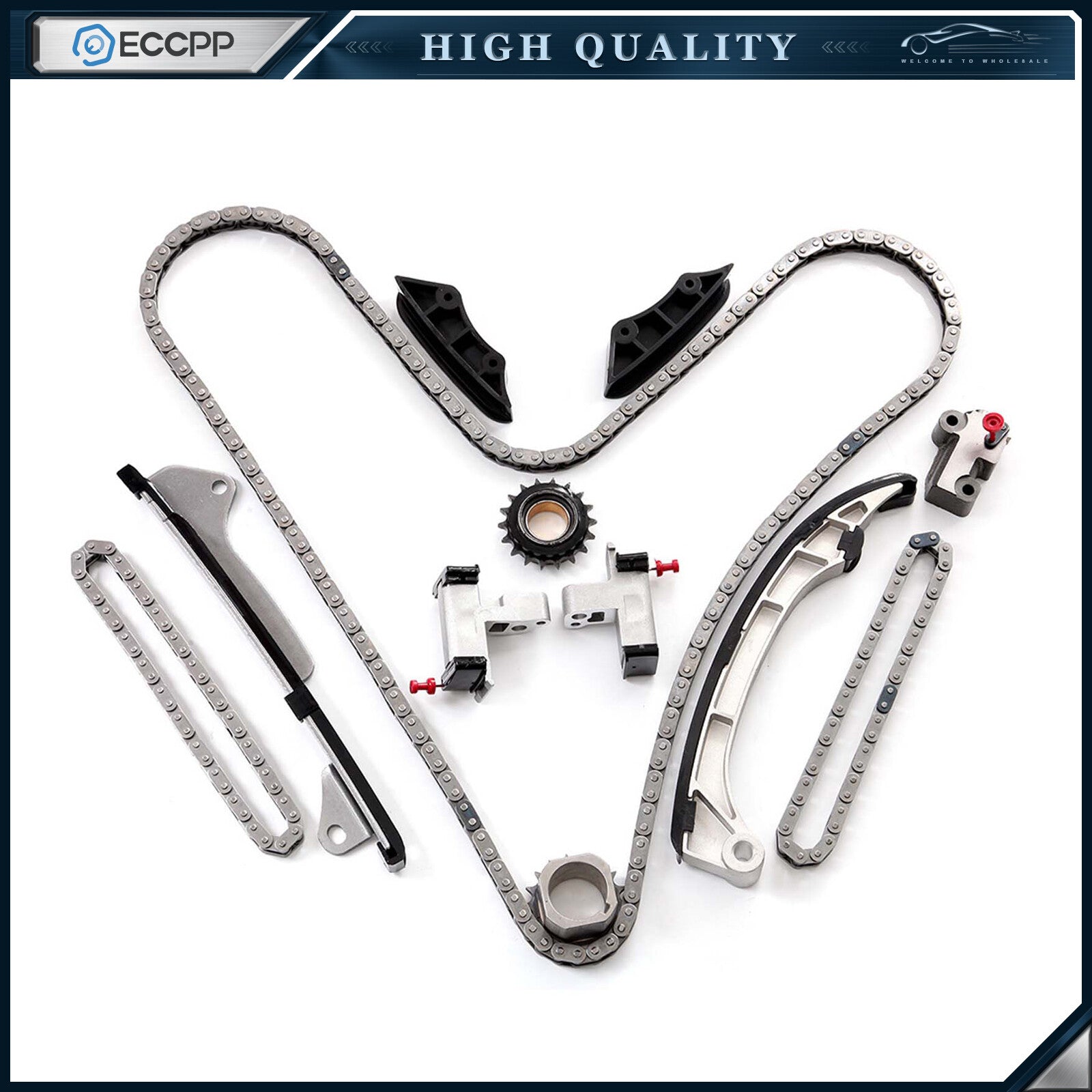 Timing Chain Kit for Toyota Camry for Venza Lexus 06-13 3.5L 2GRFE 3GRFSE 4GRFSE 6B93BC-57