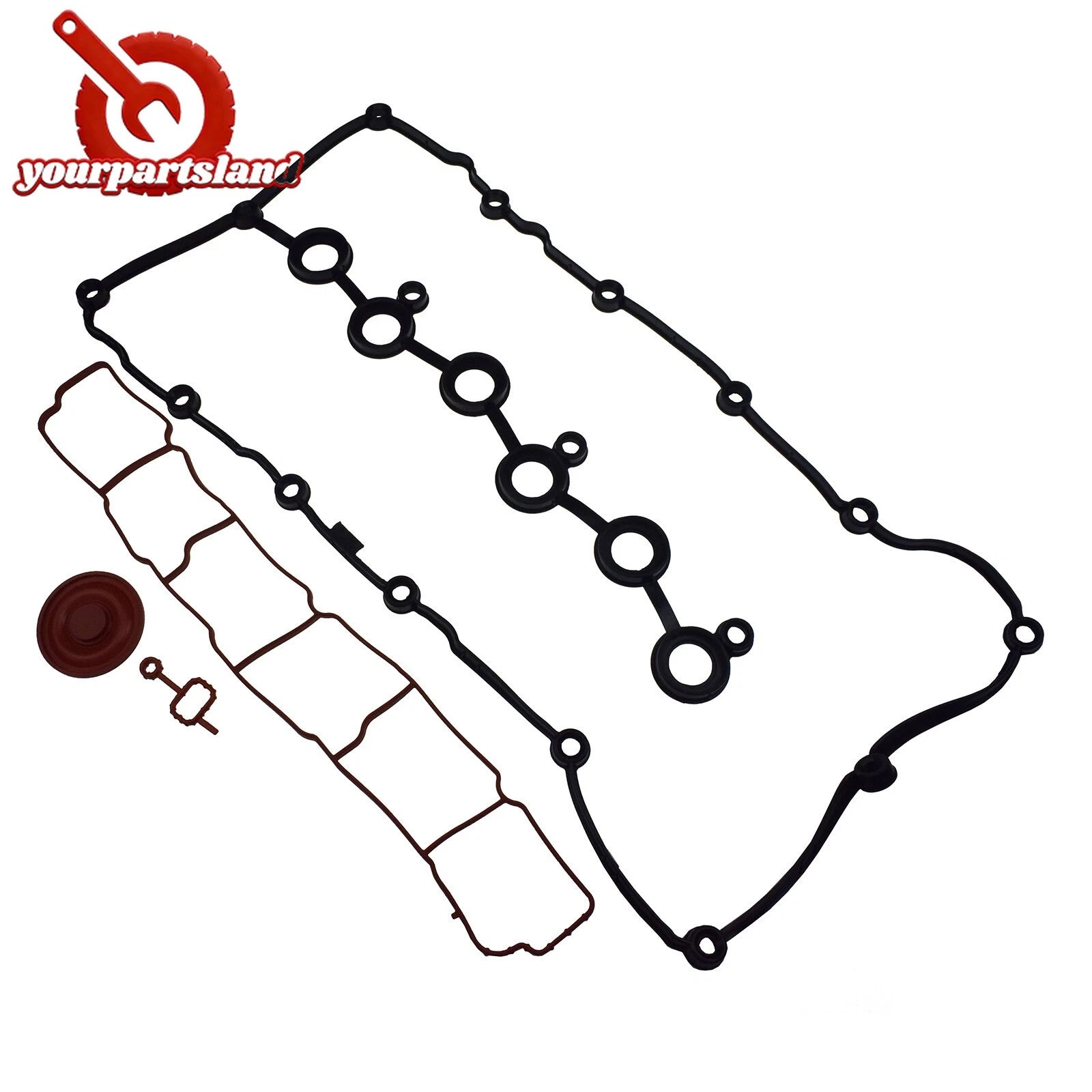 For 3.6L PCV Valve & Lower Intake Gasket For Audi Q7 VW Passat Porsche Cayenne 6B93BC-57