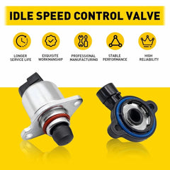 Throttle Position Sensor+TPS Idle Air Control Valve For Chevy Buick Cadillac EOA 6B93BC-57