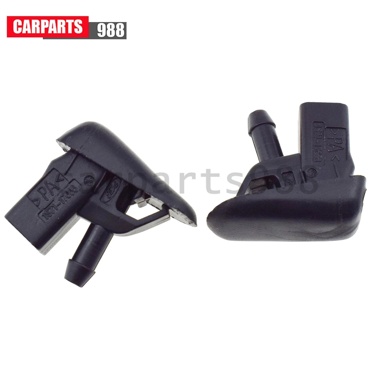 2x Front Windscreen Washer Jet Nozzles For Volvo S60 XC60 S80 XC70 V70 31301826 6B93BC-57