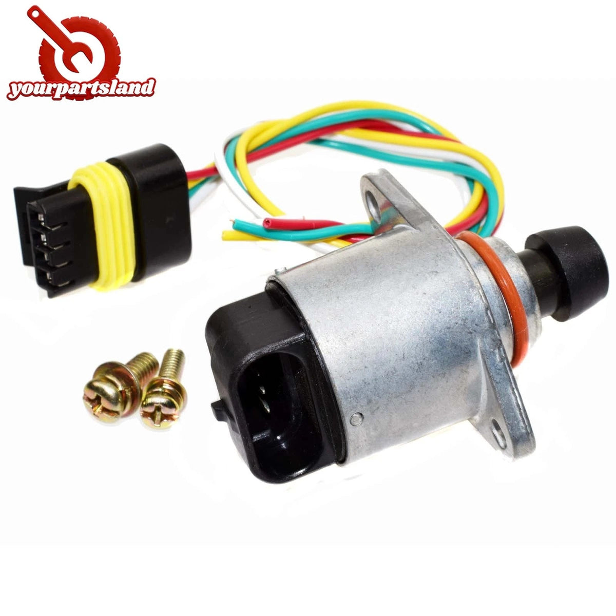 Idle Air Control Valve W/ 4 Wires Connector For Chevrolet Silverado 17113209 6B93BC-57