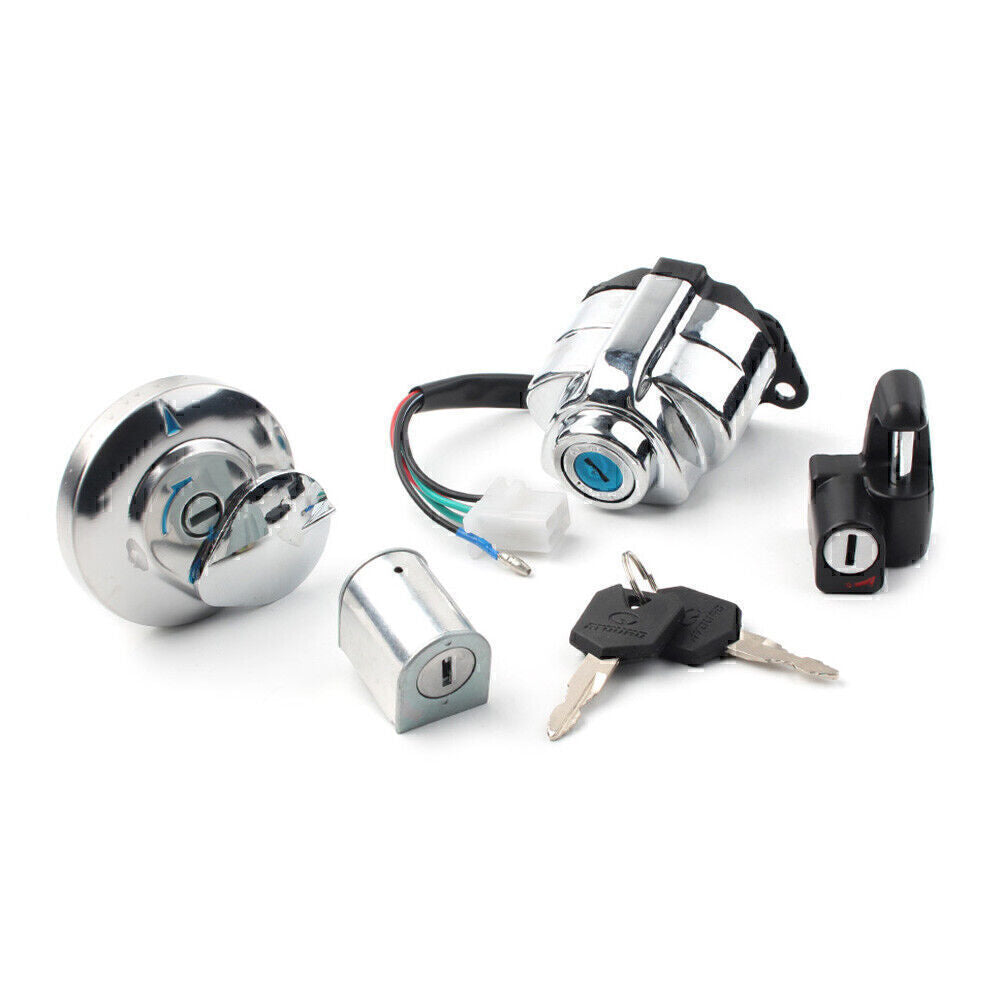 Ignition Switch Fuel Gas Tank Cap Lock Set for Honda VT750 Shadow 750 1997-2007 6B93BC-57