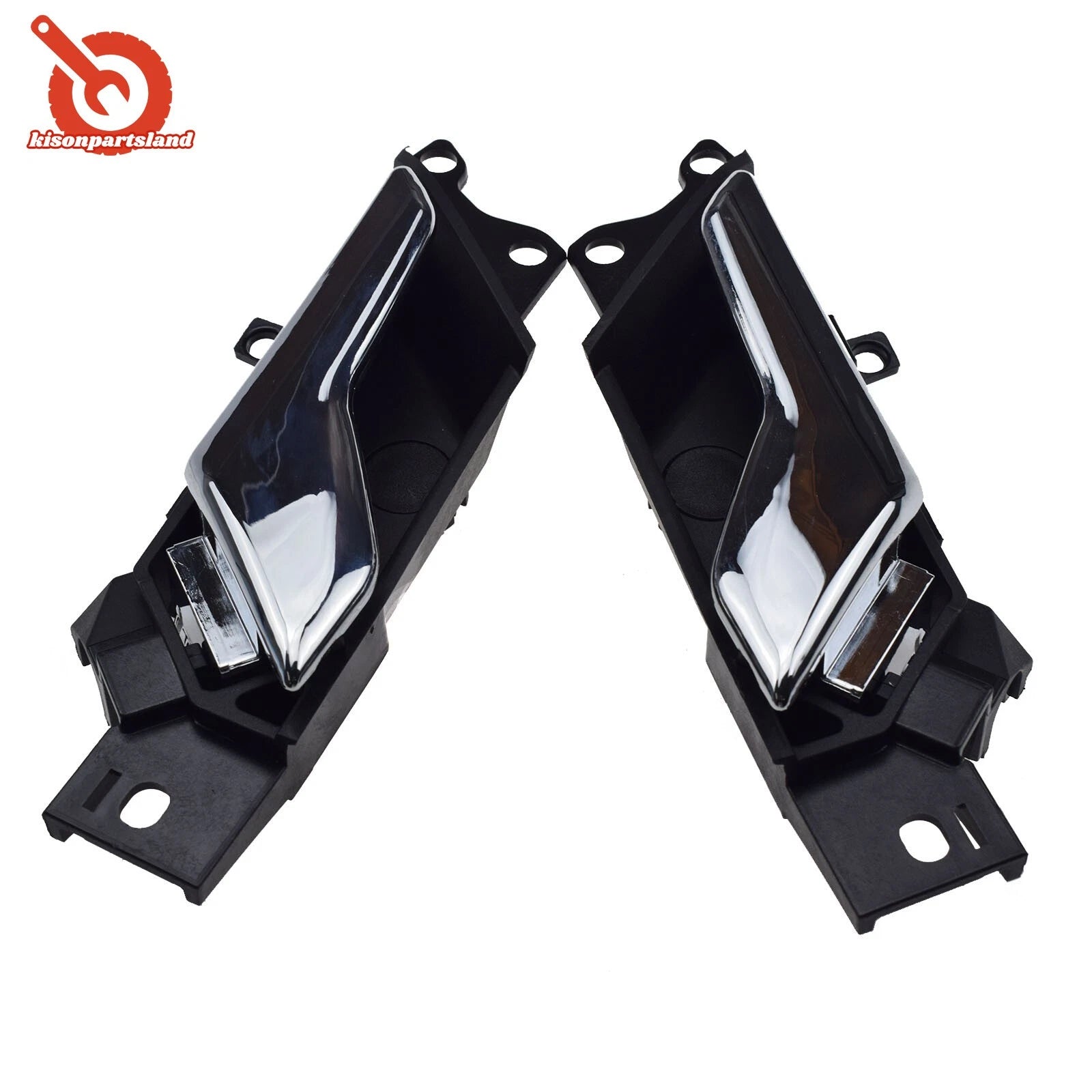 Chrome Inside Door Handles Left Right For 2012-15 Captiva Sport 08-10 Saturn Vue 6B93BC-57