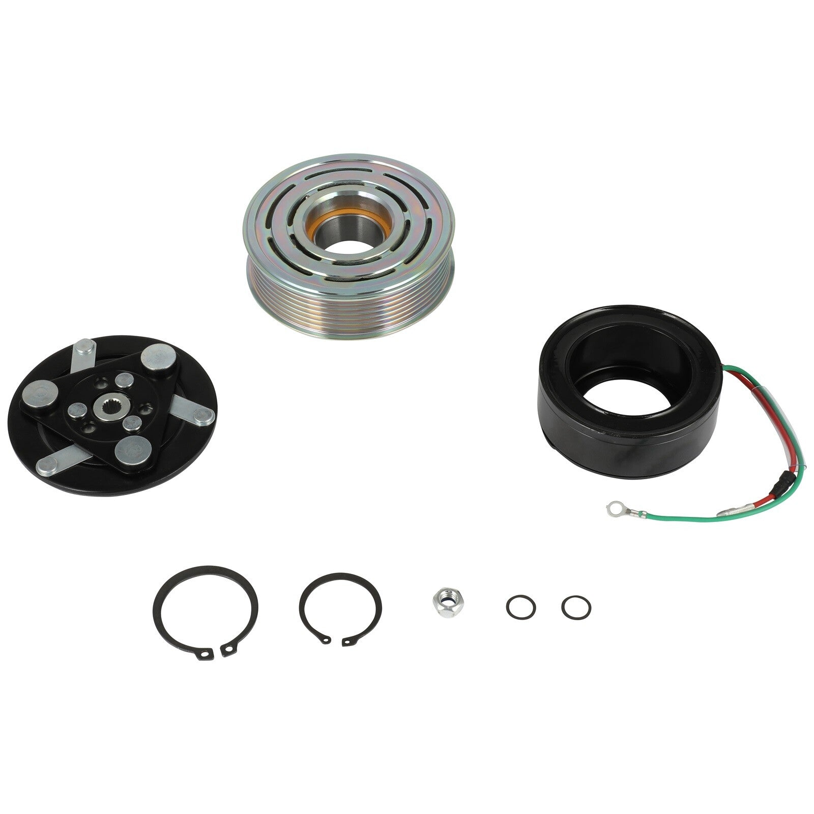 For Acura TSX 2009 2010-2014 2.4 TEM256156 A/C AC Compressor Clutch Kit 6B93BC-57