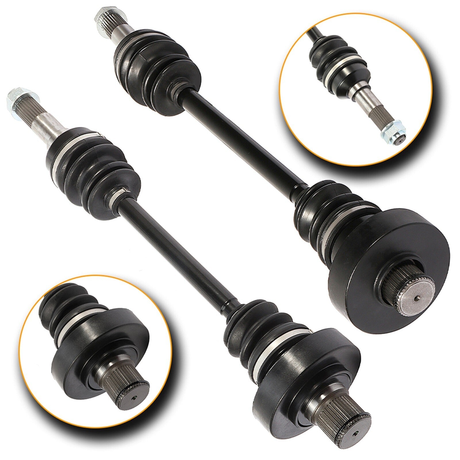 For Yamaha Rhino 450 2006-2009 Rhino 660 2004-2007 Rear Left Right CV Axles 6B93BC-57