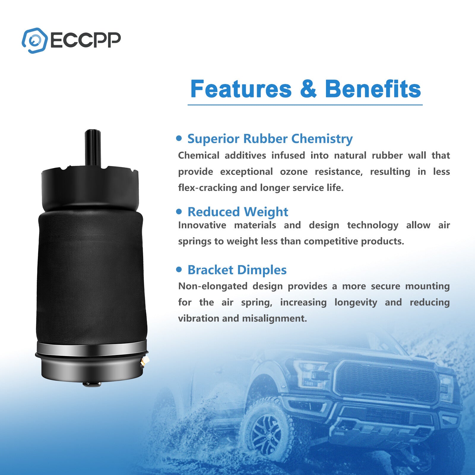 Rear Air Suspension Bag For Land Rover Range Rover HSE L322 2002-2012 6B93BC-57