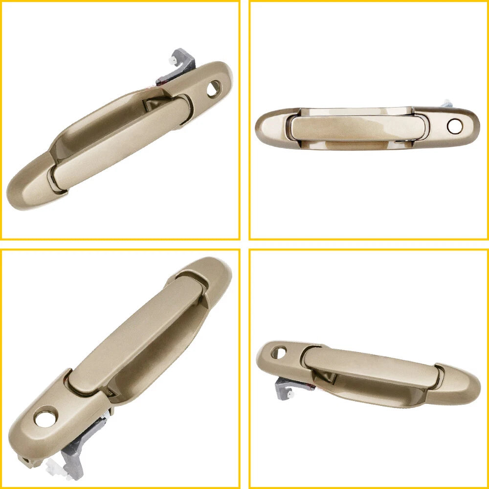 Door Front Exterior Left Handle Driver Side 98-03 For Toyota Sienna Outer Gold 6B93BC-57