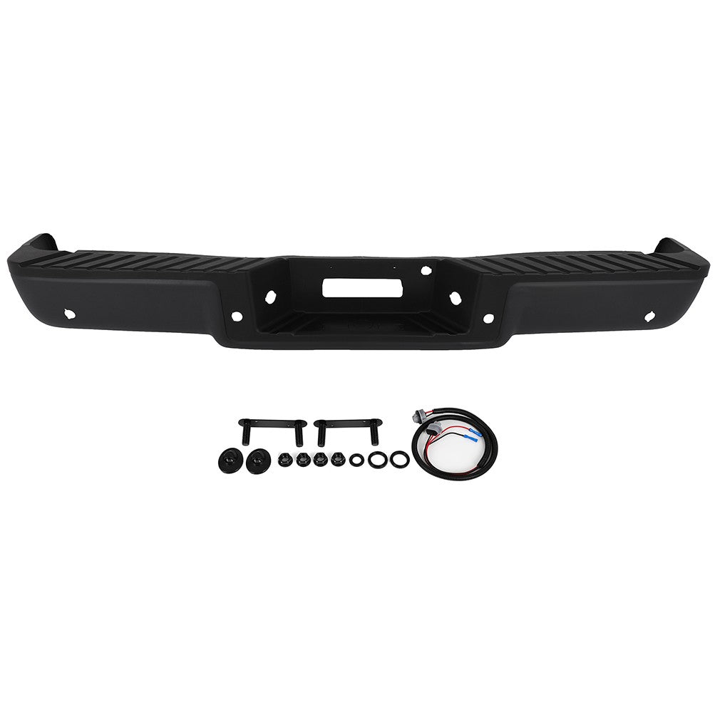 For 2004-2006 Ford F-150 Fleetside Hitch Style Rear Step Bumper with Park Assist 6B93BC-57