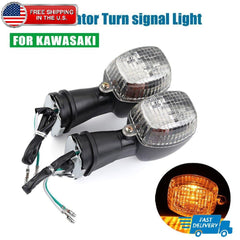 Front Turn Signal Lights For NINJA 250R 1988-2005 NINJA 500R 2006-10 ZX-6R 95-04