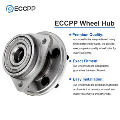 ECCPP 1 Pcs Wheel Hub Bearing Front For Jeep Grand Cherokee Comanche Wrangler TJ 6B93BC-57