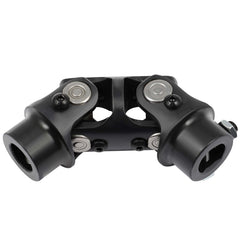 3/4" DD x 3/4"-36 Spline Double Steering U-Joint Black Universal Steering Shaft KOEEP