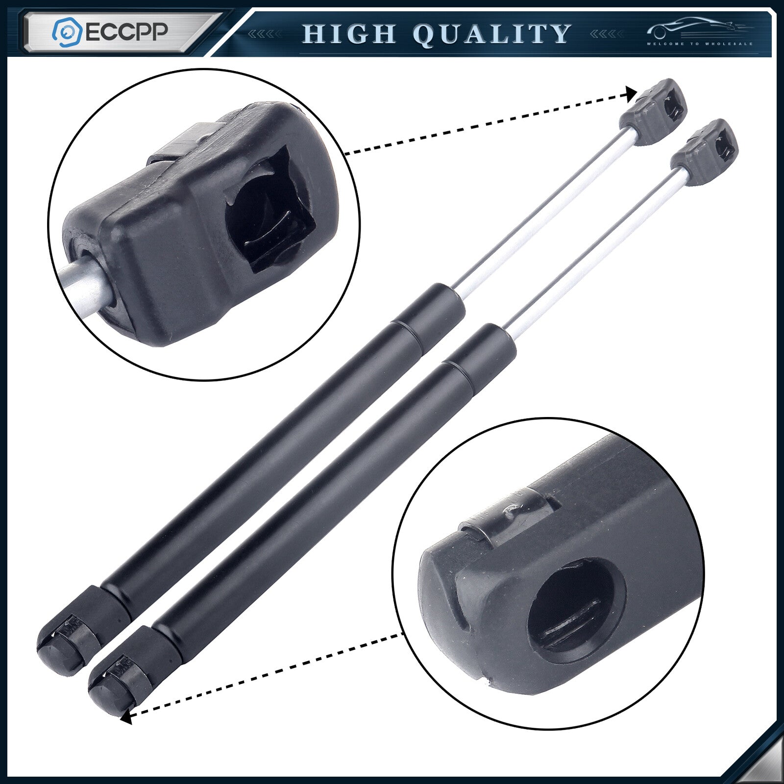 ECCPP 2x Front Hood Lift Supports Struts Shocks For Nissan Armada 2005-2014 4182 ECCPP