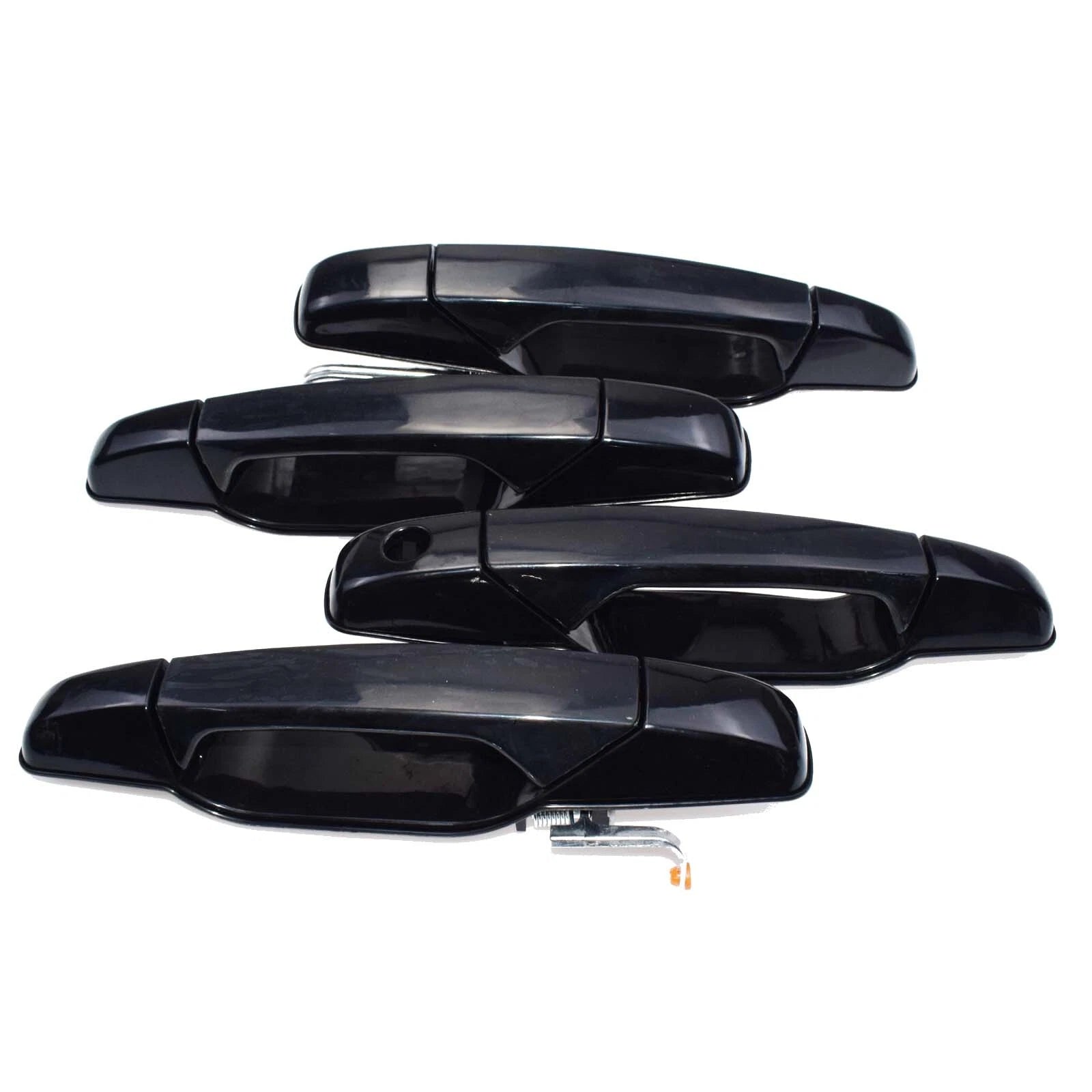 Black Outer Door Handle Front Rear Left Right For Chevy Tahoe GMC Yukon Sierra 6B93BC-57