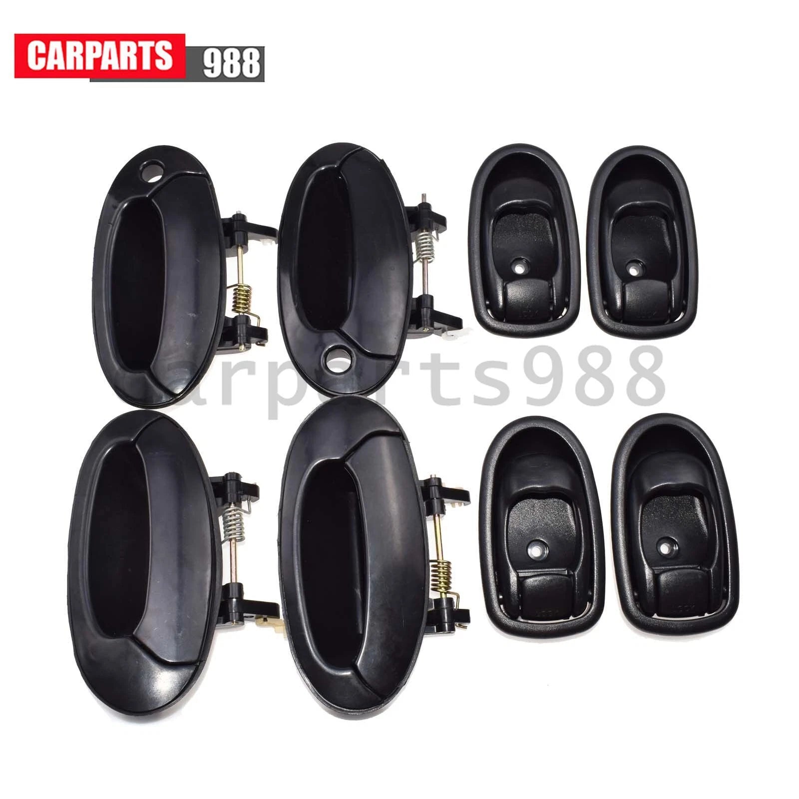 8Pcs Outside & Inside Door Handle Front Rear LH RH For Hyundai Elantra 1996-2000 6B93BC-57