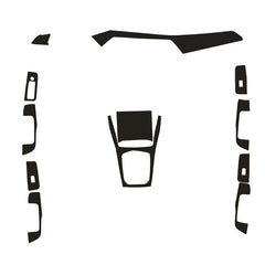 Interior Center Console Carbon Fiber Molding Sticker Decals For BMW X6 2019-22
