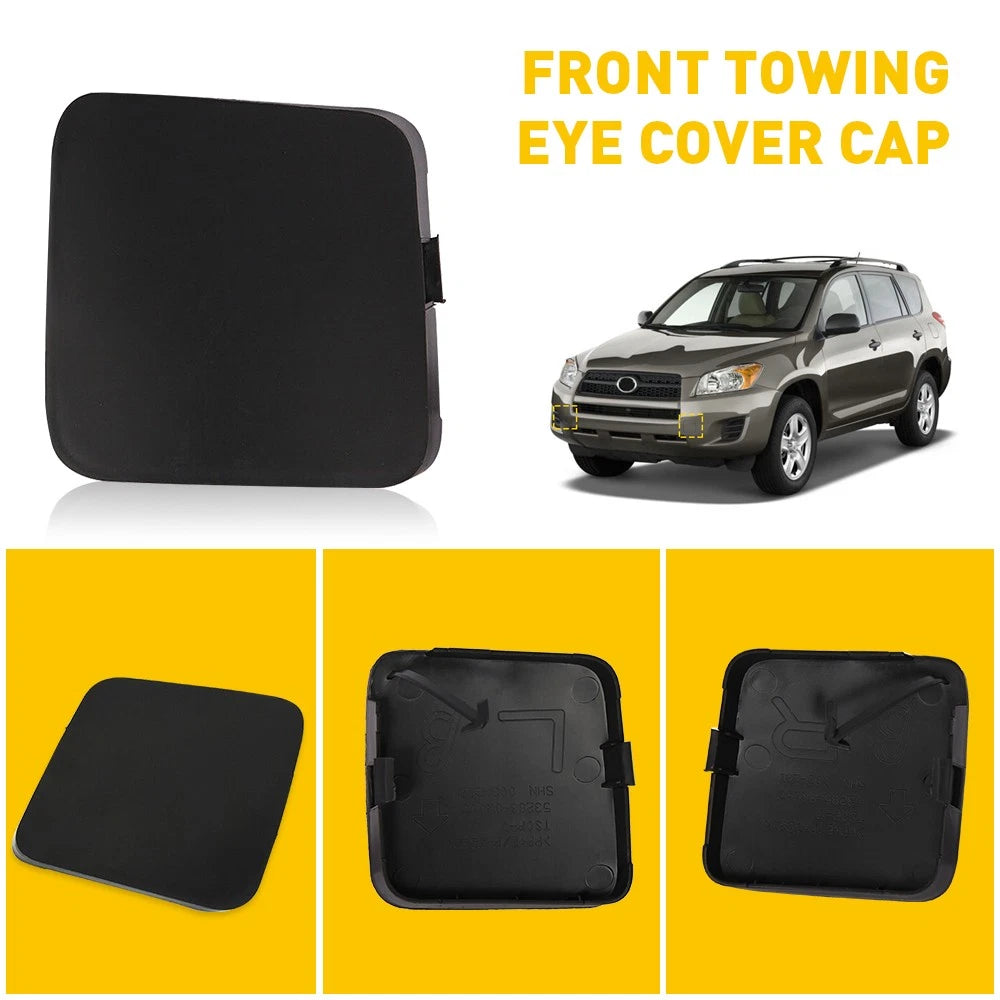 2 x Front Left Right Bumper Hook Tow Cover Cap For Toyota RAV4 2011-2012 EOA 6B93BC-57