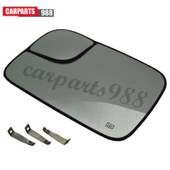 Left Side Door Mirror Glass Power Heated for 2005-2009 Dodge Ram 1500 2500 3500 6B93BC-57