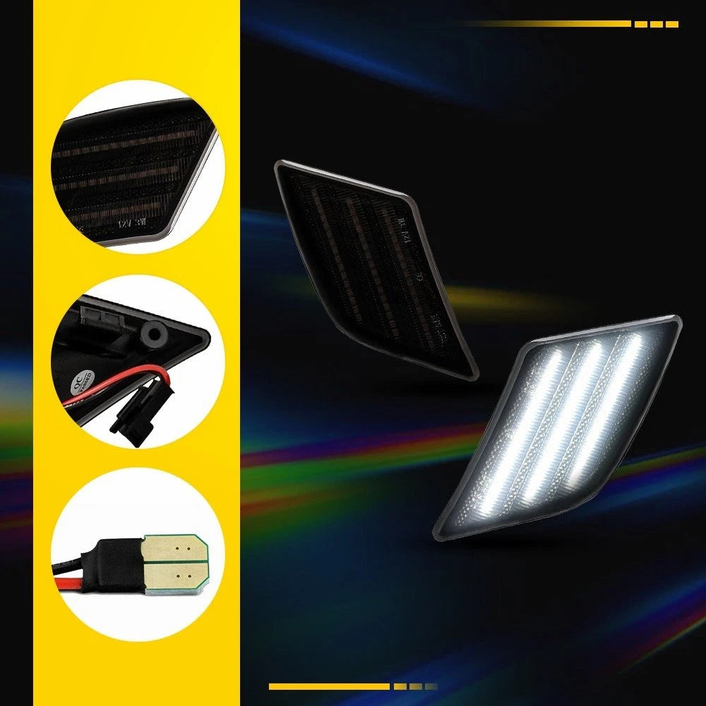 For 2008-2011 Mercedes Benz W204 C300 C350 C63 C-Class Side Marker Lights Lamp A 6B93BC-57