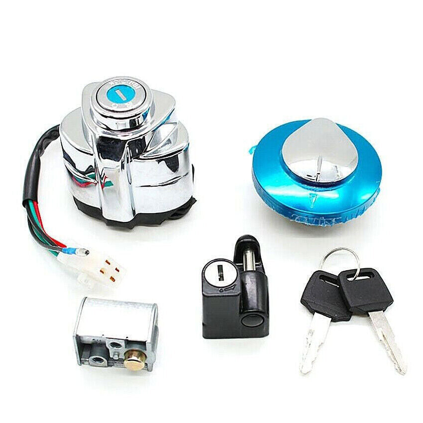 Ignition Switch Fuel Gas Tank Cap Lock Set for Honda VT750 Shadow 750 1997-2007 6B93BC-57