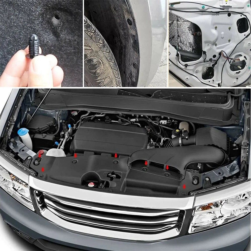 Accessories Trim Car Push Clip Pin Rivet Bumper Door Panel Retainer Fastener Kit 6B93BC-57