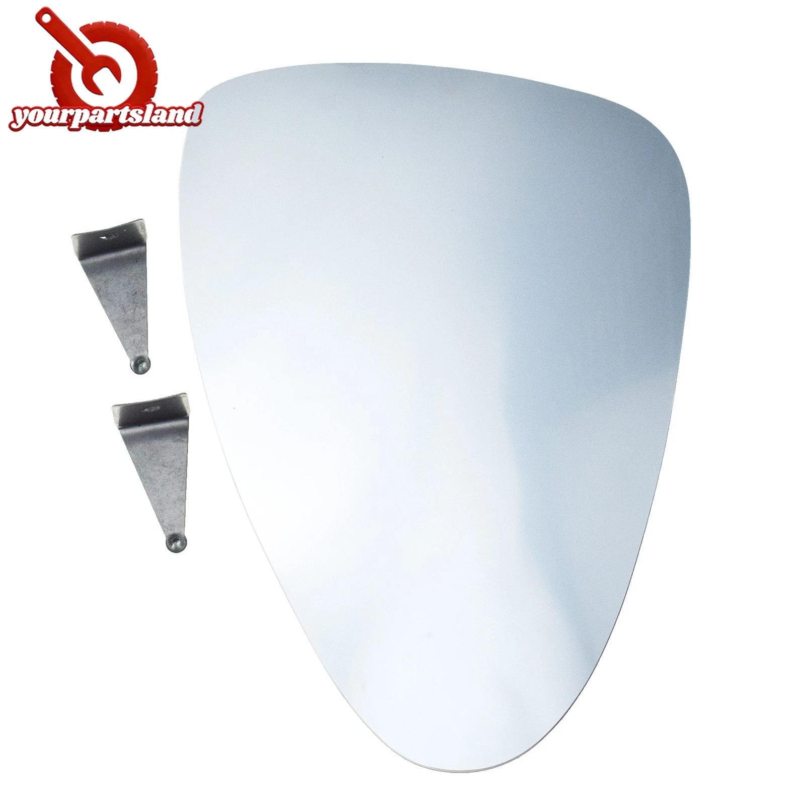 Left Heated Mirror Glass w/ Plate for Porsche Panamera 2010-2016 97073103505 6B93BC-57