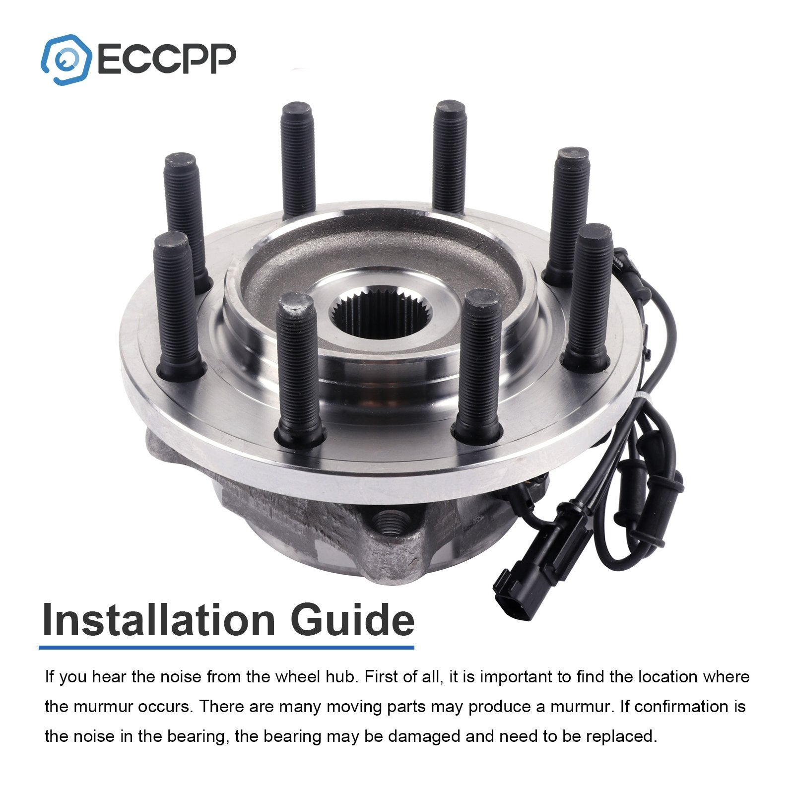 1Pc Wheel Hub Bearing Assembly Front 4WD For Dodge Ram 2500 3500 2009 2010 2011 6B93BC-57