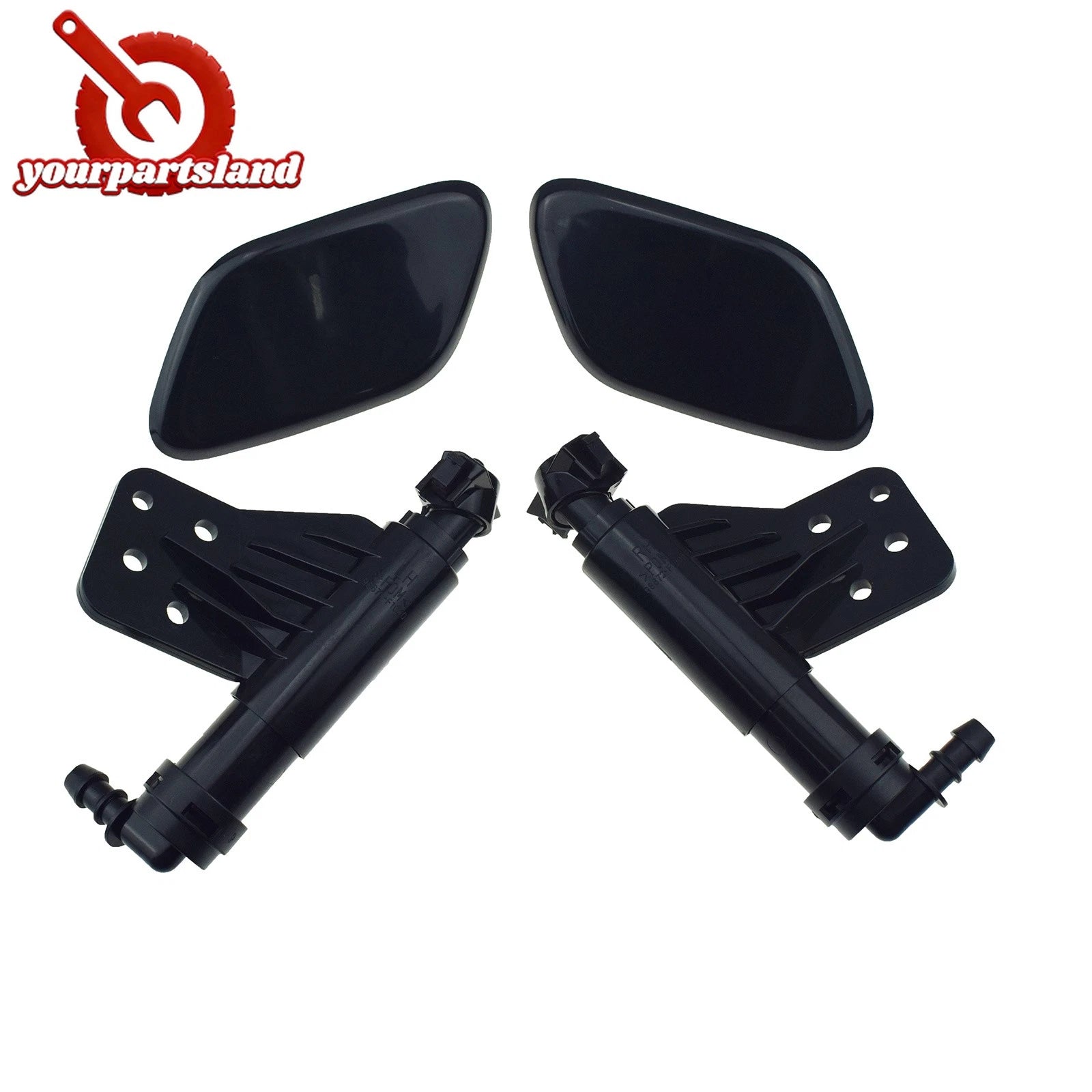 Headlight Washer Spray Nozzle & Cap LH RH 4PCS For KIA Sportage IV KX5 2015-2019 6B93BC-57