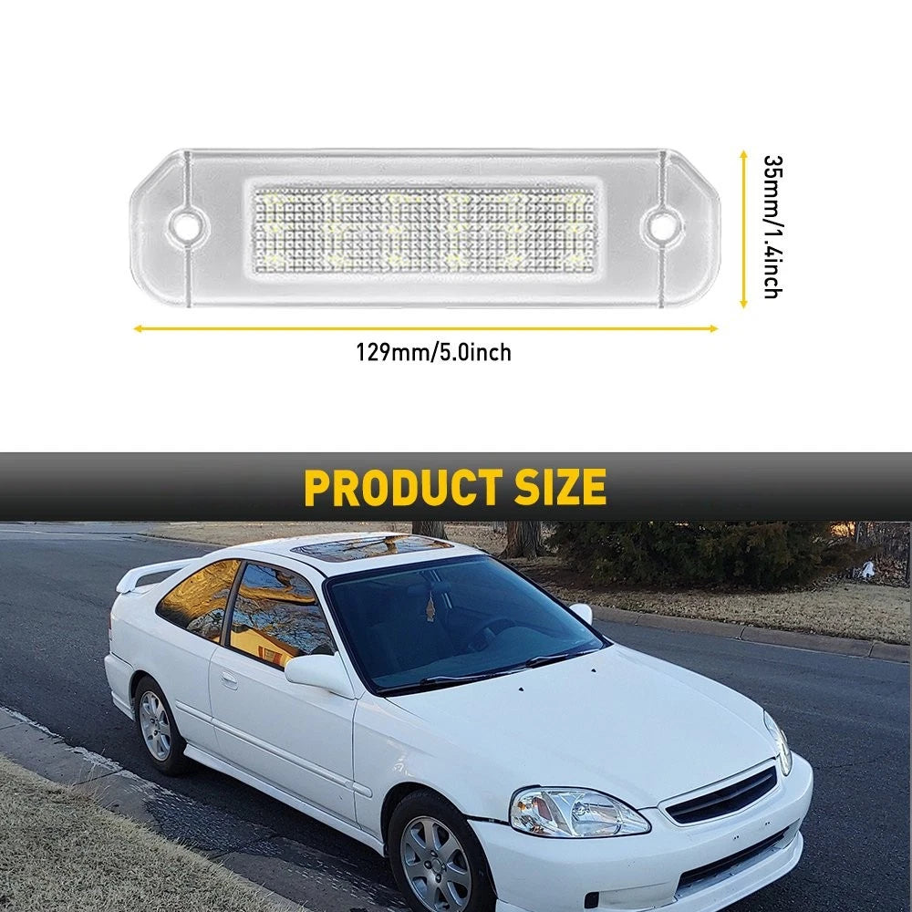 AUXITO LED License Plate Lamp for 92-00 Honda Civic 2 Door Coupe Tag Light USEOA AUXITO