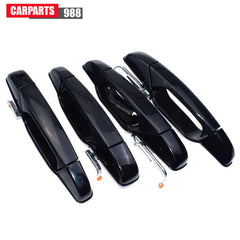 Black Outer Door Handle Front Rear Left Right For Chevy Tahoe GMC Yukon Sierra 6B93BC-57