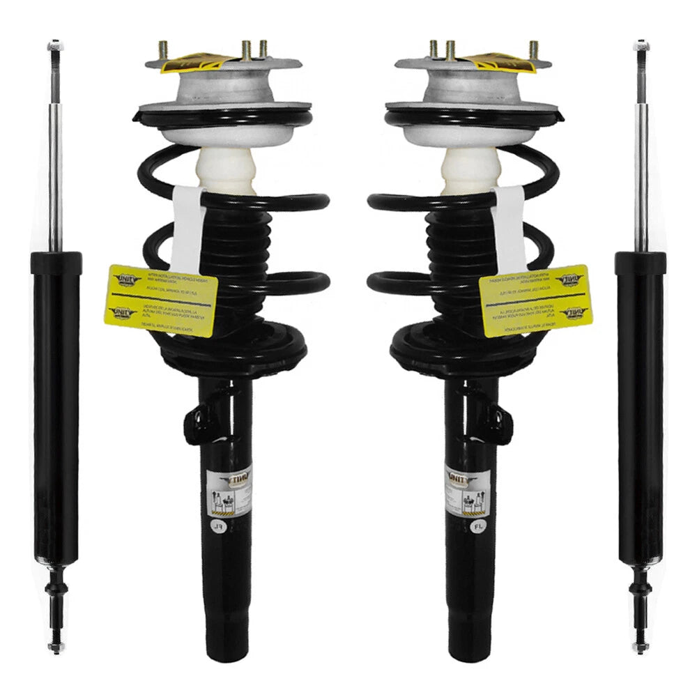 Front & Rear Complete Strut Assembly Shock Kit for 2008-2013 BMW 128I, 6B93BC-57