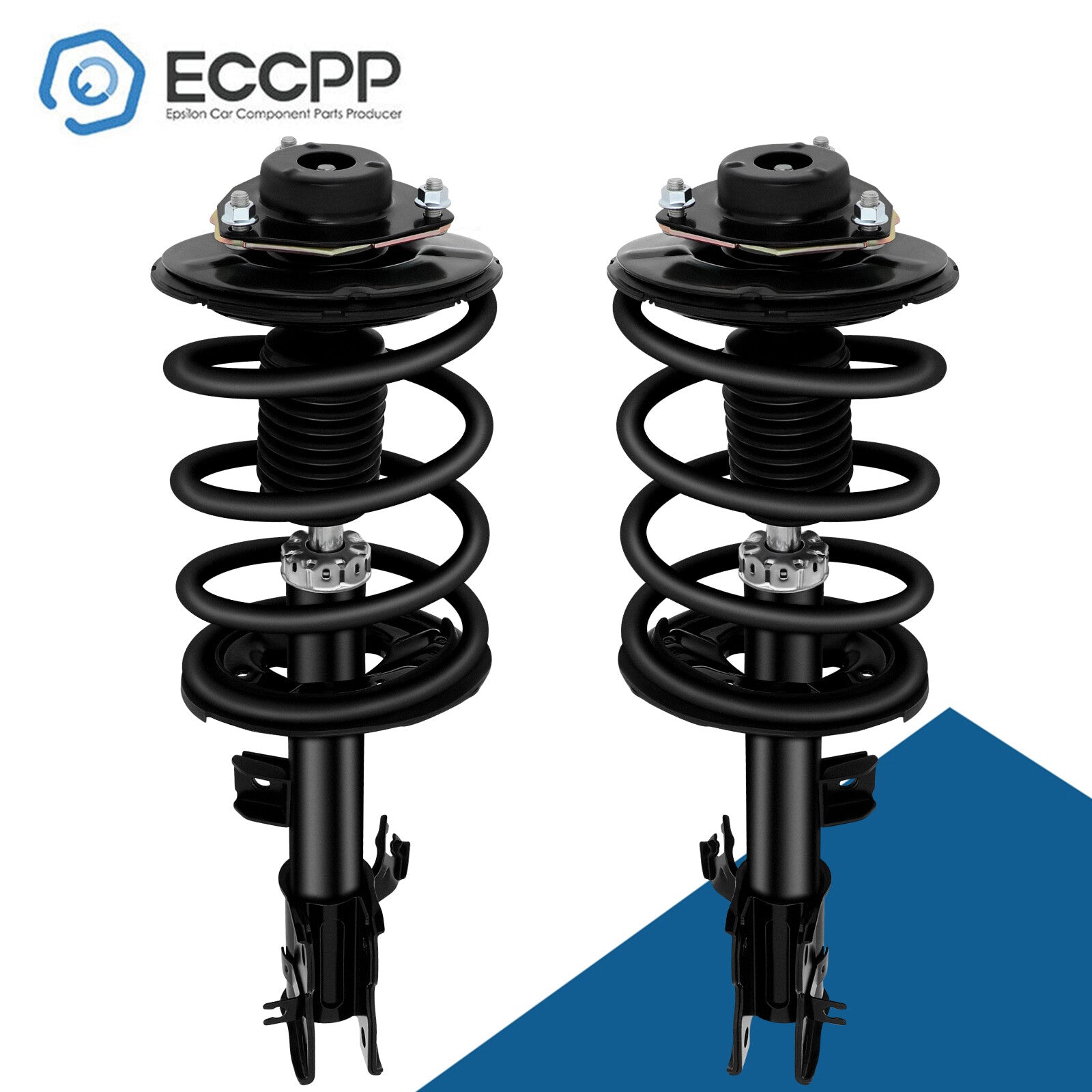 Front (2) For 2003-2007 Nissan Murano Complete Struts Shock Coil Spring Assembly 6B93BC-57