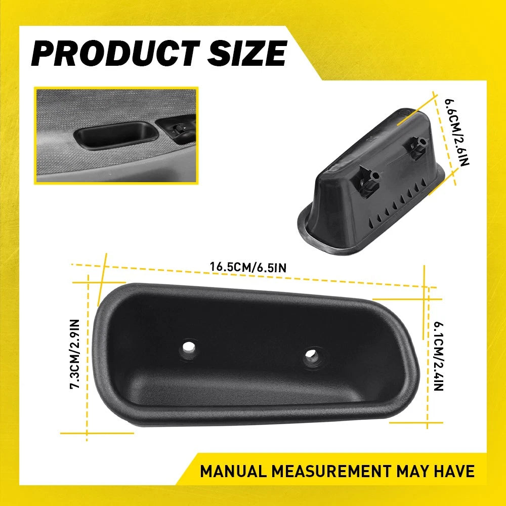 2X INSIDE DOOR HANDLE LH+RH FOR 1994 95 96-02 Dodge Ram 1500 2500 3500 4741405 A 6B93BC-57