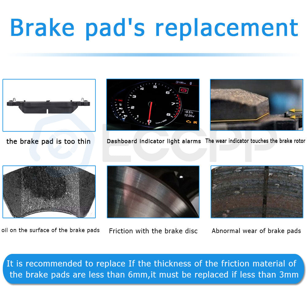 Front Rear Ceramic Brake Pads For Acura ILX Honda Accord 2012-2015 Honda Civic 6B93BC-57