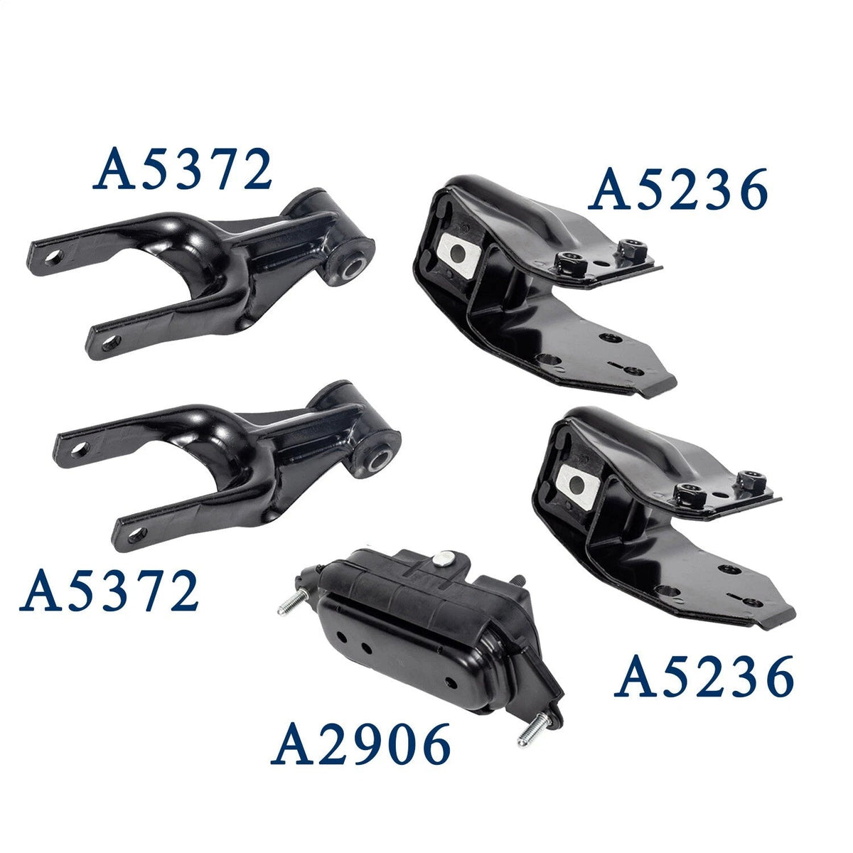 Engine Mount Set compatible with Chevrolet 2009-2011 Impala Monte Carlo V6 6B93BC-57