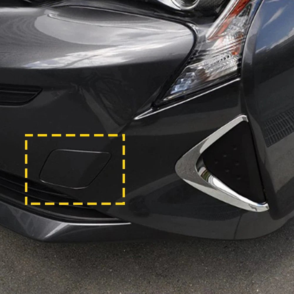 2X Front Bumper Tow Hook Cover Cap For 2016-2017 Toyota Prius Decor Trim Replace 6B93BC-57