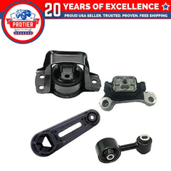 Motor & Trans Mount 4PCS Fit 15-18 Chevy City Express/ 13-18 Nissan NV200 2.0L 6B93BC-57